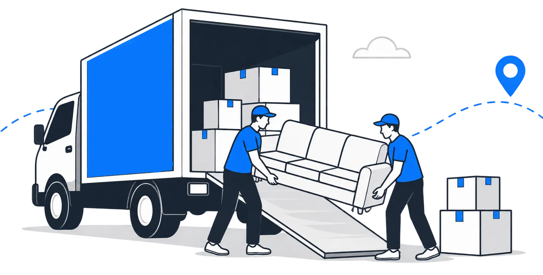 Moving Day Arrives