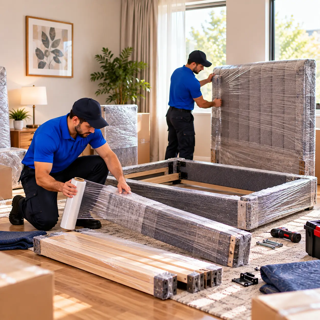 Beds, Mattresses and Frames Moved Properly