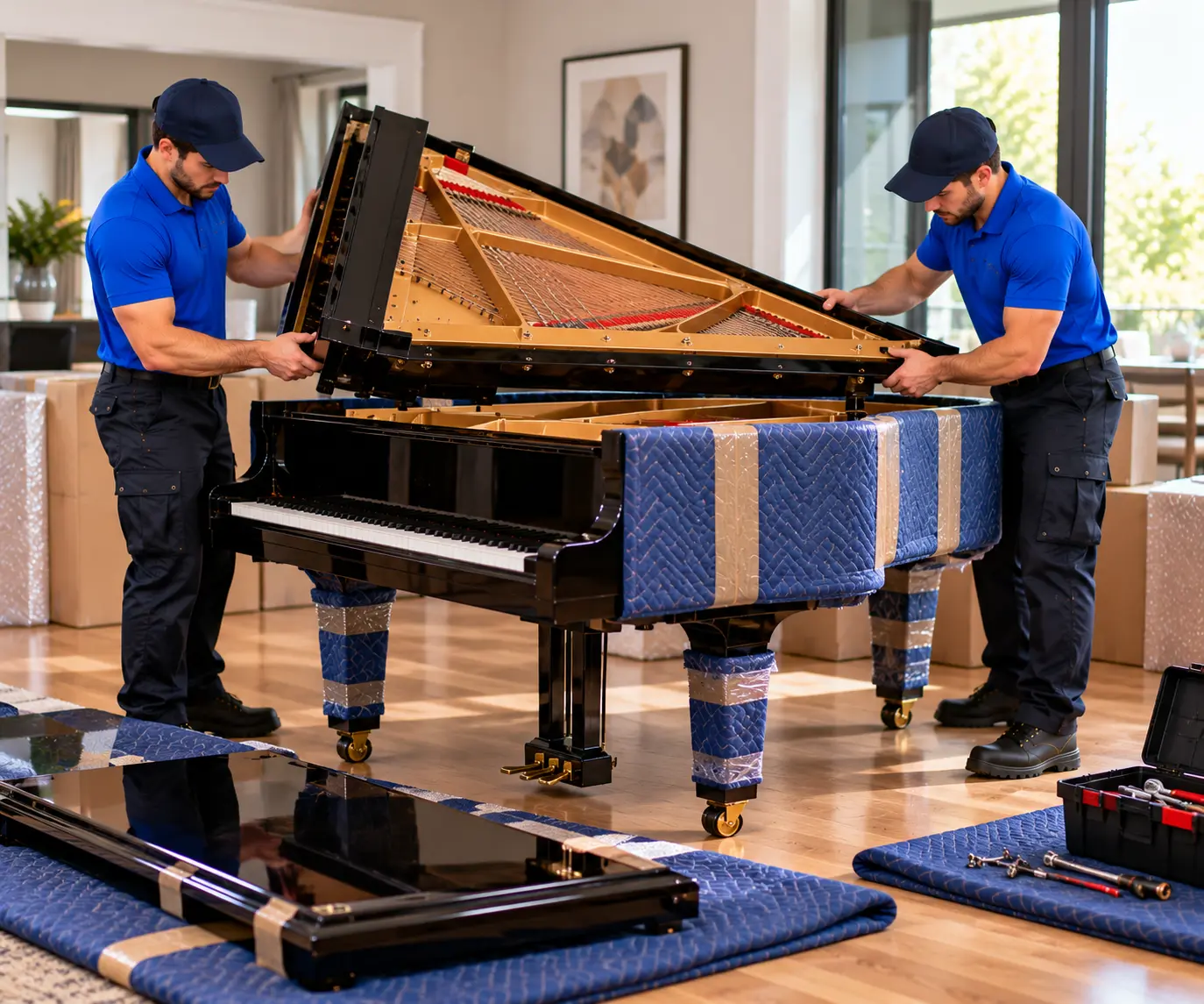 Piano Moving That Works Around Your Day