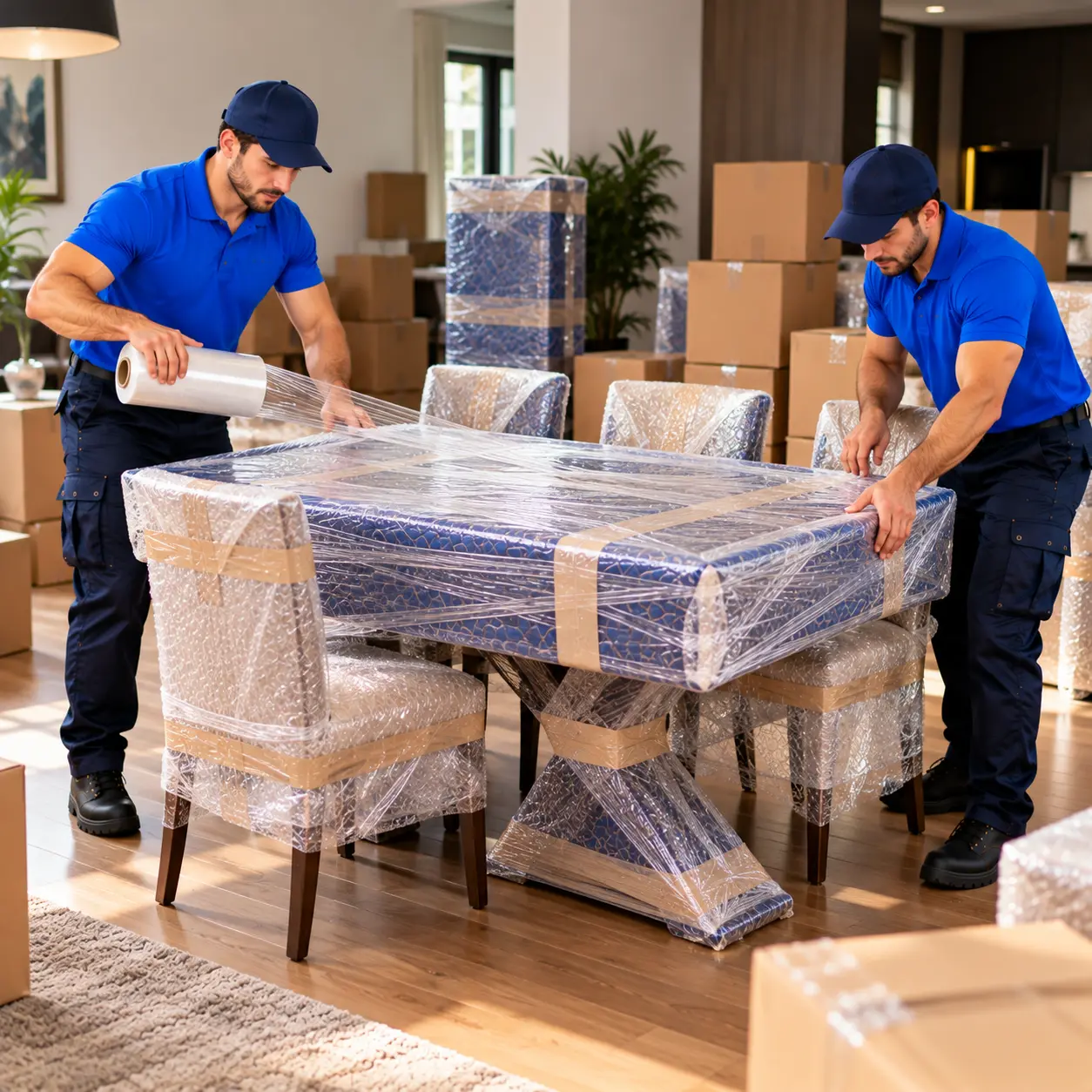 A Careful Dining Table Move, From Your Old Place to the New One